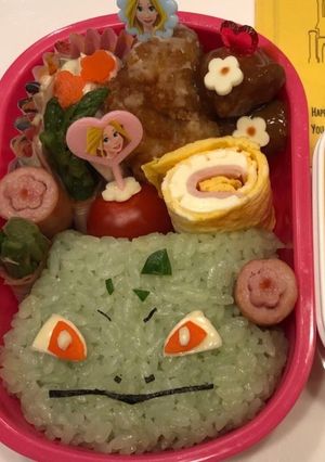 ポケモンのフシギダネのキャラ弁-レシピのメイン写真