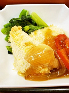 和風だしあんで食べるノンフライチキンかつ-レシピのメイン写真