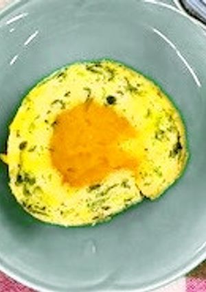 かぼちゃとほうれん草のロールケーキ-レシピのメイン写真