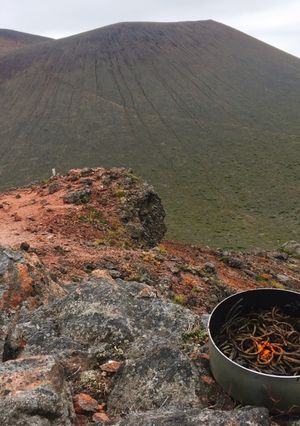 イカ墨浅間山噴火パスタ-レシピのメイン写真