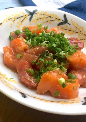 マグロ味噌ポキ★漬け丼ダイエットメニュー-レシピのメイン写真