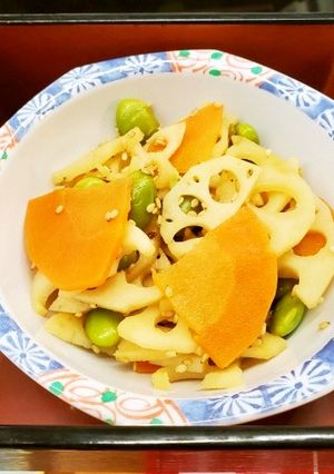 蓮根のごま和え-レシピのメイン写真