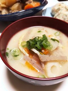 京風★ほっこり温活★粕汁-レシピのメイン写真