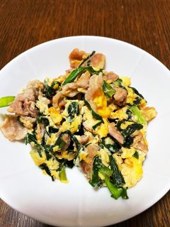 豚肉とニラの卵炒め-レシピのメイン写真