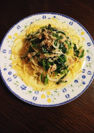 簡単☆ツナとほうれん草のクリームパスタ-レシピのメイン写真