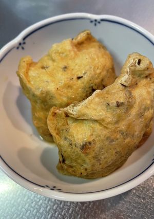 味付け簡単#切干大根とヒジキの油揚げ巾着-レシピのメイン写真