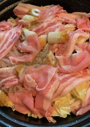 忙しい日に。ごま豆乳鍋-レシピのメイン写真