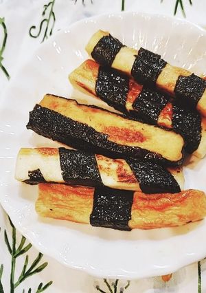 お弁当におつまみに！はんぺんの磯辺焼き！-レシピのメイン写真