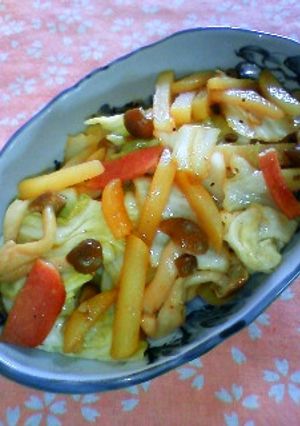 キャベツたっぷりバター醤油-レシピのメイン写真