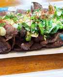 牛ハツ焼き〜！ヘルシーにビタミン鉄分も！