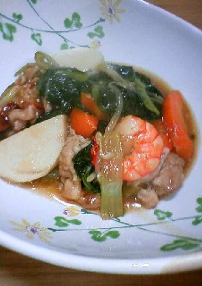 小松菜と豚肉のとろみ煮-レシピのメイン写真
