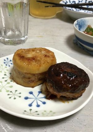 蓮サンドと椎茸帽子-レシピのメイン写真