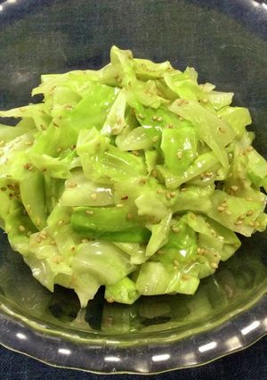 鶏ガラスープの素で簡単にキャベツのナムル-レシピのメイン写真