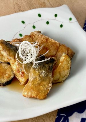 *さば竜田となすのあんかけ*-レシピのメイン写真