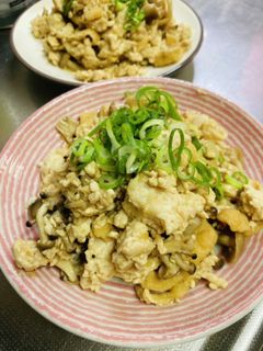 鶏ミンチとしめじの生姜炒め-レシピのメイン写真