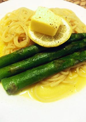 アスパラレモンバターパスタ-レシピのメイン写真