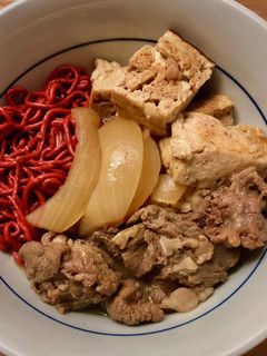 すき焼き風 肉豆腐 (備忘録)-レシピのメイン写真