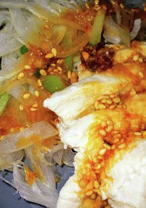 食べるラー油で☆簡単☆よだれ鶏のタレ-レシピのメイン写真
