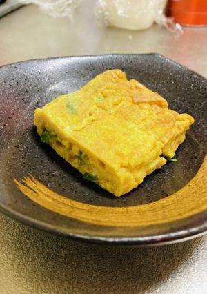 おかず系 甘くない中華風ニラ卵焼き-レシピのメイン写真