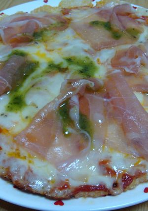 ご飯ピザ-レシピのメイン写真