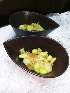 枝豆とキャベツの生姜炒め-レシピのメイン写真