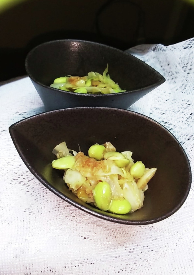 枝豆とキャベツの生姜炒め-レシピのメイン写真