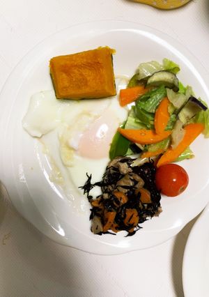 隙間埋キャベツ茄子彩野菜洋風温野菜サラダ-レシピのメイン写真