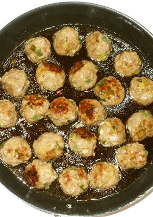 肉団子の甘酢あん♪簡単基本揚げない-レシピのメイン写真