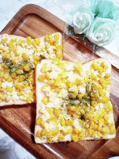 えっ!、具(egg)、コーンのトースト?-レシピのメイン写真