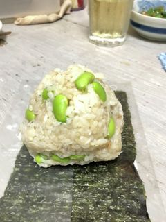 しらすと枝豆おにぎり-レシピのメイン写真