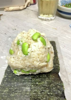 しらすと枝豆おにぎり-レシピのメイン写真