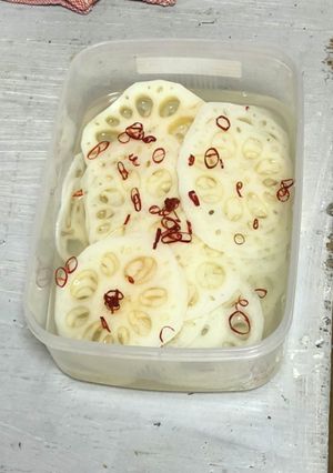 酸っぱい酢蓮根-レシピのメイン写真