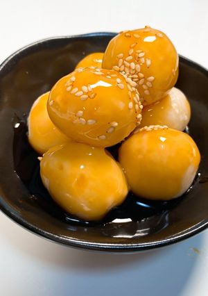 ふわふわ♫ お豆腐でみたらし団子-レシピのメイン写真