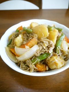 レンチン時短de簡単!肉じゃが♪-レシピのメイン写真