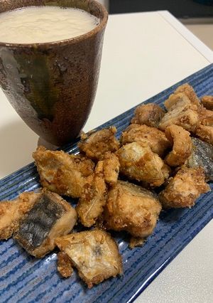 ポリ袋で!カツオの竜田揚げ-レシピのメイン写真