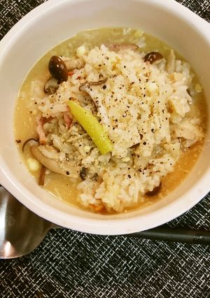 キノコ味噌リゾット風-レシピのメイン写真