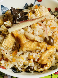 きのことホタテの炊き込みご飯-レシピのメイン写真