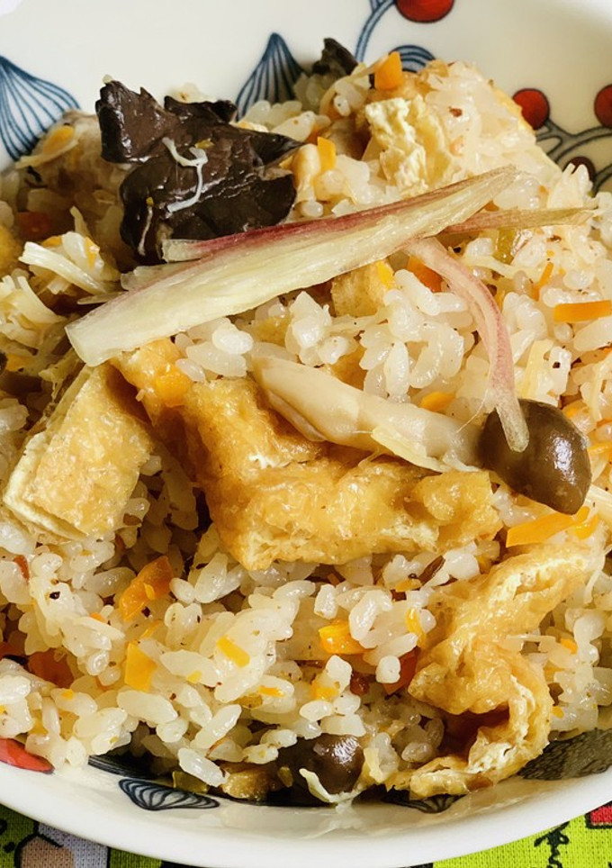 きのことホタテの炊き込みご飯-レシピのメイン写真