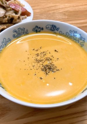 意外とカンタン!冷製カボチャスープ-レシピのメイン写真