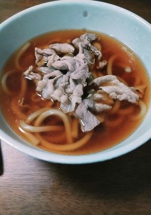 簡単☆めんつゆで肉うどん-レシピのメイン写真