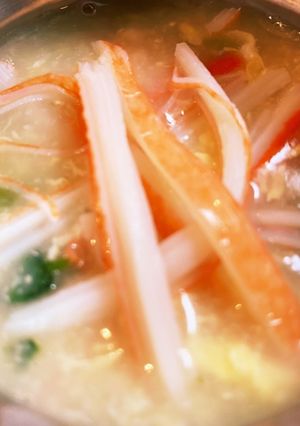 *カニカマの中華粥風オートミール*-レシピのメイン写真