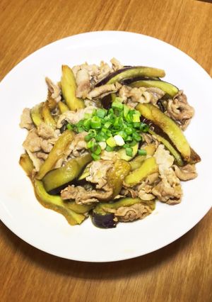 タップリなすと豚肉のしょうが焼き-レシピのメイン写真