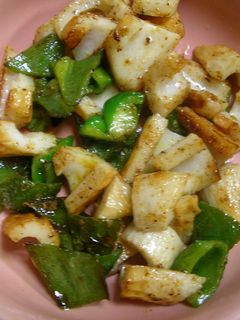 お弁当に★竹輪とピーマンのマヨカレー炒め-レシピのメイン写真