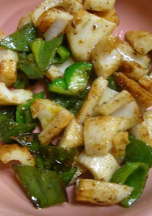 お弁当に★竹輪とピーマンのマヨカレー炒め-レシピのメイン写真