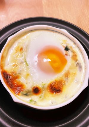 簡単！ほうれん草とベーコンのココット-レシピのメイン写真