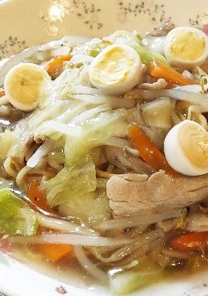 簡単！塩野菜あんかけ焼きそば-レシピのメイン写真