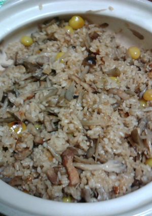 ぎんなんと豚バラ！！！土鍋ご飯-レシピのメイン写真