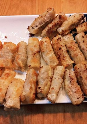 てきとー焼きワンタン。1才、4才も食す。-レシピのメイン写真