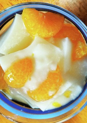 簡単！みかん牛乳寒天-レシピのメイン写真