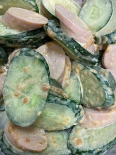 簡単♪キュウリと魚ニソの味噌マヨ和え-レシピのメイン写真